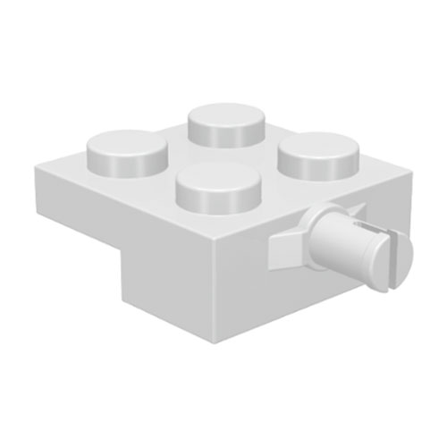 LEGO Plate, Modified 2 x 2 with Wheel Holder 4488