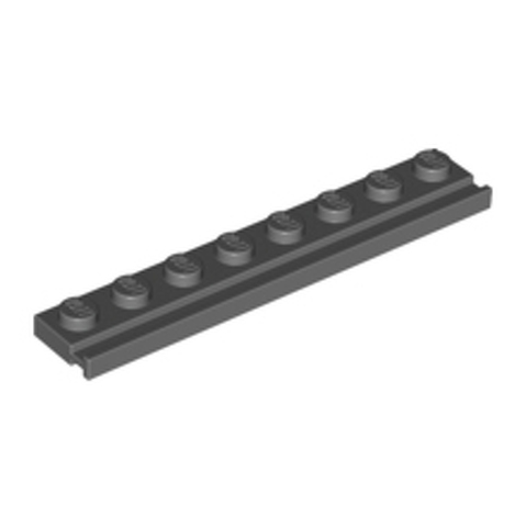 4510 LEGO Plate, Modified 1 x 8 with Door Rail - Pezzi Pick a Brick LEGO -  LEGO Piastre Classiche e Modificate - LEGO Piastre Modificate 