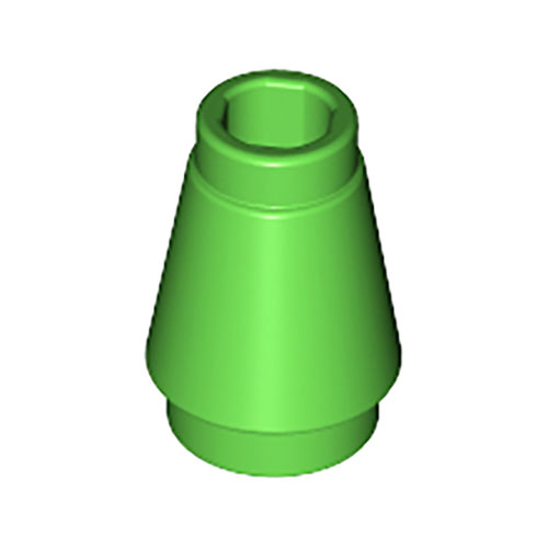 LEGO Cone 1 x 1 with Top Groove 4589B