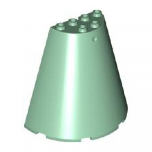 LEGO Cone Half 8 x 4 x 6 47543