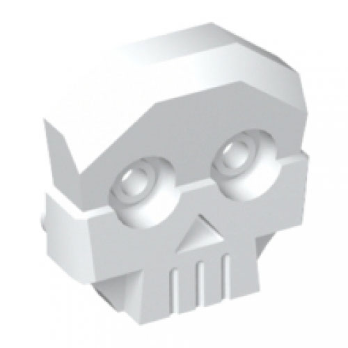 LEGO Rock Skull 1 x 4 x 3 Relief with Two Pins 47990