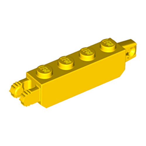 LEGO Hinge Brick 1 x 4 Locking with 1 Finger Vertical End and 2 Fingers Vertical End, 7 Teeth 54661