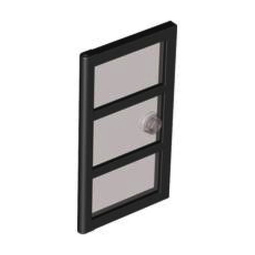 LEGO Door 1 x 4 x 6 with 3 Panes with Trans-Black Glass 60797C02