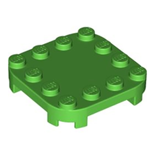 LEGO Plate, Modified 4 x 4 with Rounded Corners and 4 Feet 66792