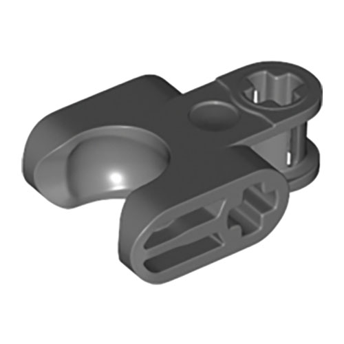 LEGO Technic, Axle Connector 2 x 3 with Ball Joint Socket - Closed Sides, Straight Forks with Closed Axle Holes 67695