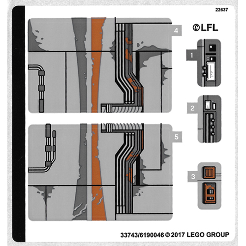 LEGO Sticker for Set 75178 - (33743/6190046) 75178STK01