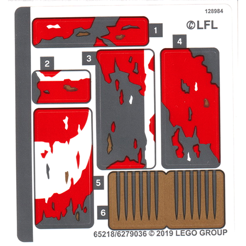 LEGO Sticker for Set 75250 - (65218/6279036) 75250STK01