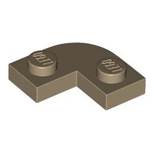 LEGO Plate, Round Corner 2 x 2 with 1 x 1 Cutout 79491