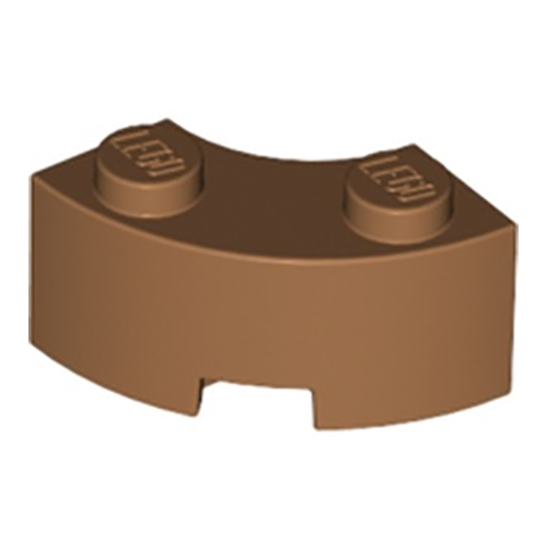 LEGO Brick, Round Corner 2 x 2 Macaroni with Stud Notch and Reinforced Underside (New Style) 85080