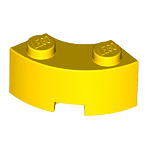 LEGO Brick, Round Corner 2 x 2 Macaroni with Stud Notch and Reinforced Underside (New Style) 85080