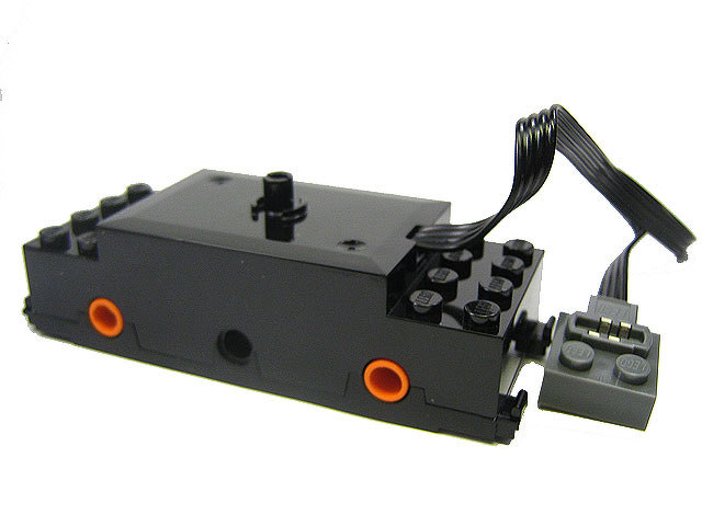 LEGO Electric, Train Motor 9V RC Train with Integrated PF Attachment, Orange Wheel Holders (motor only, no attached wheels) 87574C01