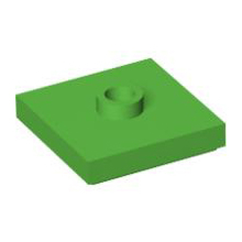 LEGO Plate, Modified 2 x 2 with Groove and 1 Stud in Center 87580