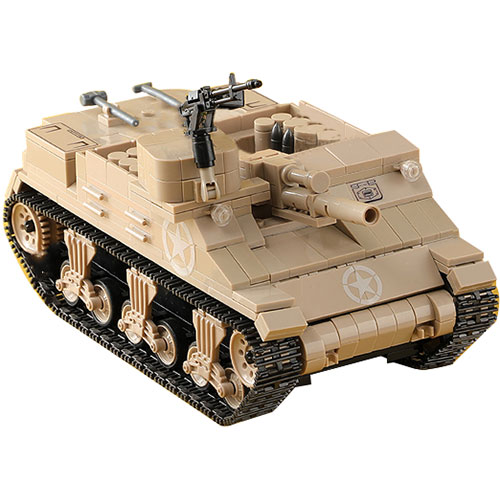 Brickpanda Custom Military Set USA M7 Priest with 3x Minifigure B100102