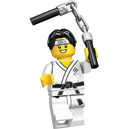 LEGO Minifigura serie 20 Martial Arts Boy COL20-10