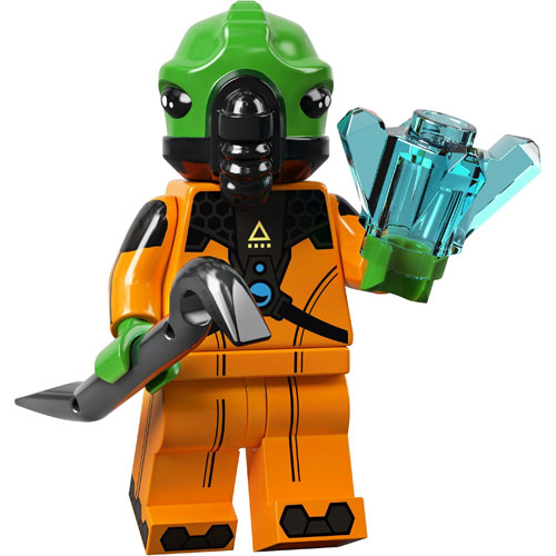 LEGO Minifigura Alien, Series 21 (Complete Set with Stand and Accessories) COL21-11