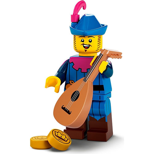 LEGO Minifigura Troubadour, Series 22 (Complete Set with Stand and Accessories) COL22-3