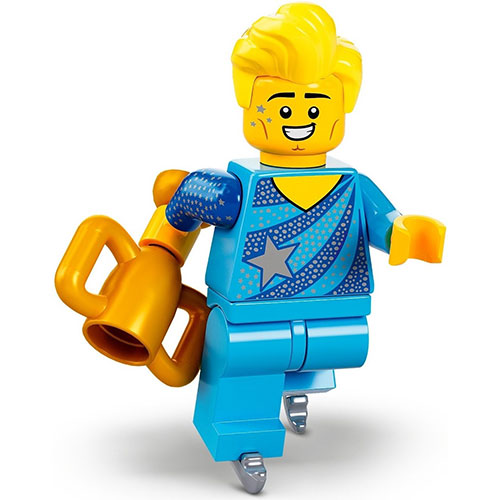 LEGO Minifigure Figure Skating Champion, Series 22 (Complete Set with Stand and Accessories) COL22-6