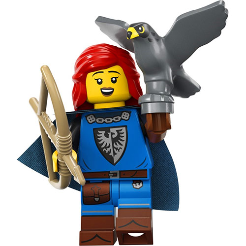 LEGO Minifigura Falconer, Series 24 (Complete Set with Stand and Accessories) COL24-5