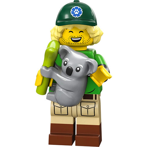 LEGO Minifigura Conservationist, Series 24 (Complete Set with Stand and Accessories) COL24-8