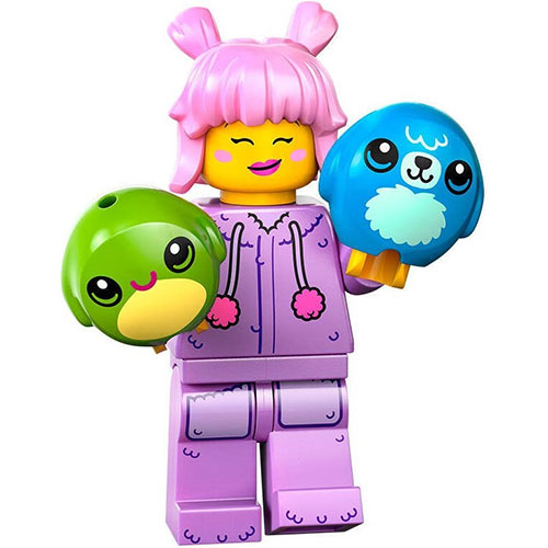 LEGO Minifigur Plush Toy Collector, Series 27 (Complete Set with Stand and Accessories) COL27-5