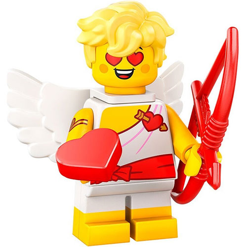 LEGO Minifigura Cupid, Series 27 (Complete Set with Stand and Accessories) COL27-9