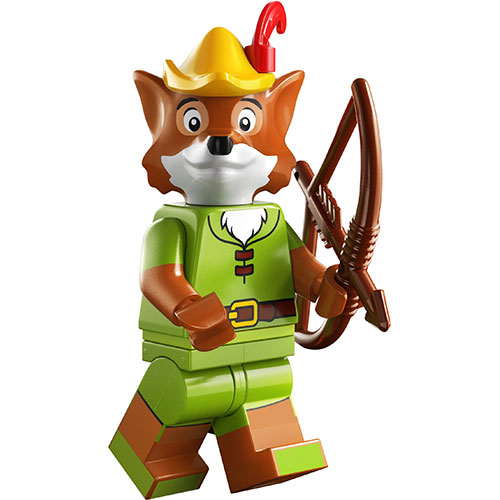 LEGO Minifigure Robin Hood, Disney 100 (Complete Set with Stand and Accessories) COLDIS100-14