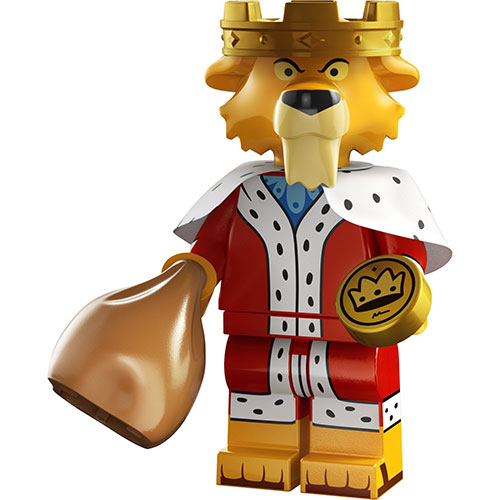 LEGO Minifigura Prince John, Disney 100 (Complete Set with Stand and Accessories) COLDIS100-15