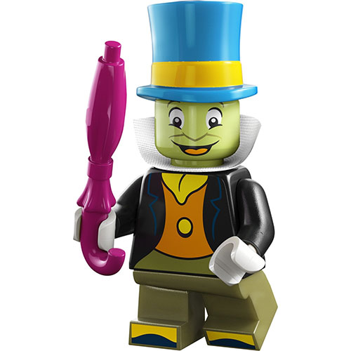 LEGO Minifigure Jiminy Cricket, Disney 100 (Complete Set with Stand and Accessories) COLDIS100-3