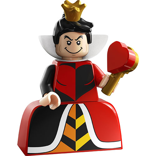 LEGO Minifigure Queen of Hearts, Disney 100 (Complete Set with Stand and Accessories) COLDIS100-7