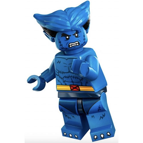 LEGO Minifigura Beast, Marvel Studios, Series 2 (Complete Set with Stand and Accessories) COLMAR2-10