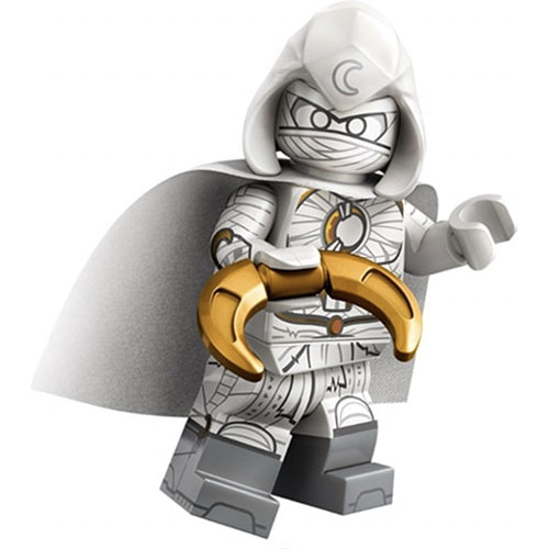 LEGO Minifigura Moon Knight, Marvel Studios, Series 2 (Complete Set with Stand and Accessories) COLMAR2-2