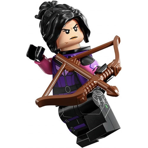 LEGO Minifigure Kate Bishop, Marvel Studios, Series 2 (Complete Set with Stand and Accessories) COLMAR2-7