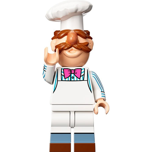 LEGO Minifigure Swedish Chef, The Muppets (Complete Set with Stand and Accessories) COLTM-11