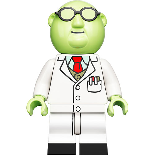 LEGO Minifigure Dr. Bunsen Honeydew, The Muppets (Complete Set with Stand and Accessories) COLTM-2