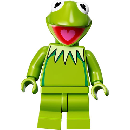 LEGO Minifigure Kermit the Frog, The Muppets (Complete Set with Stand and Accessories) COLTM-5