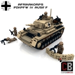 CUSTOMBRICKS LEGO Custom WW2 - Afrikakorps PzKpfw IV 1027