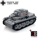 CUSTOMBRICKS LEGO Custom WW2 - Panzerkampfwagen 38T 1205