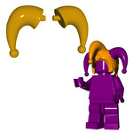 BrickWarriors Jester Plumes (Pair) 1-016-02