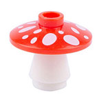 Brickpanda Custoom Red Mushroom with white spots B1001