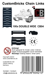 CustomBricks 50 x Chain Links - Double Wide CB04