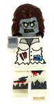 LEGO Minifigure Custom Zombie Female Doctor without arm BSZ018