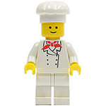 LEGO Minifigur Chef - White Legs, Standard Grin CHEF001