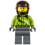 LEGO Minifigure Motorcyclist - Ambulance Plane Passenger CTY0614