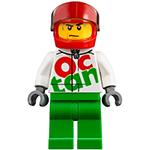 LEGO Minifigure Speed Record Car Driver CTY0842