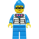 LEGO Minifigur Police - Crook Ice CTY1383