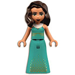 LEGO Minifigure Friends Amelia, Gold Squares on Skirt FRND451