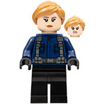 LEGO Minifigur Guard - Female, Medium Nougat Hair JW086