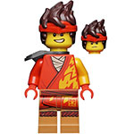 LEGO Minifigure Kai - Core, Hair, Shoulder Pad NJO739