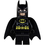 LEGO Minifigure Batman - Black Suit with Yellow Belt and Crest (Type 1 Cowl) SH0016