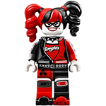 LEGO Minifigure Harley Quinn - Pigtails, Black Eye Mask, Roller Skates SH0306